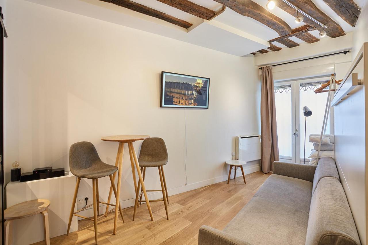 Ferienwohnung Studio Le Marais Renove / Paris Historique Exterior foto